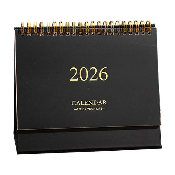 2026 Desk Calendar Memo Notebook, Minimalist Desktop Planning Calendar, Portable Office Message Notepad With Writable Schedule Pages, Daily Reminder Organizer For Home Workspace