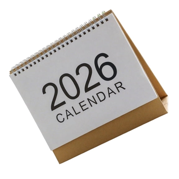 2026 Desk Calendar Simple Calendar Desktop Calendar Standing Calendar