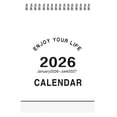 thumbnail image 1 of 2026 Desk Calendar Sustainable Paper Home Office Wall Decor Modern Minimalist Design Monthly Planning Organizer for Kitchen Living Room School, 1 of 9