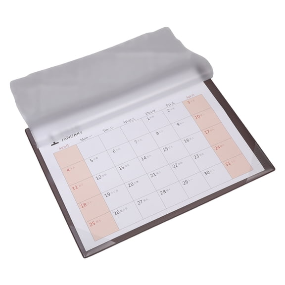 2026 Desk Pad with Integrated Calendar Pad Antislip Base Ensuring Productive Home and Environments