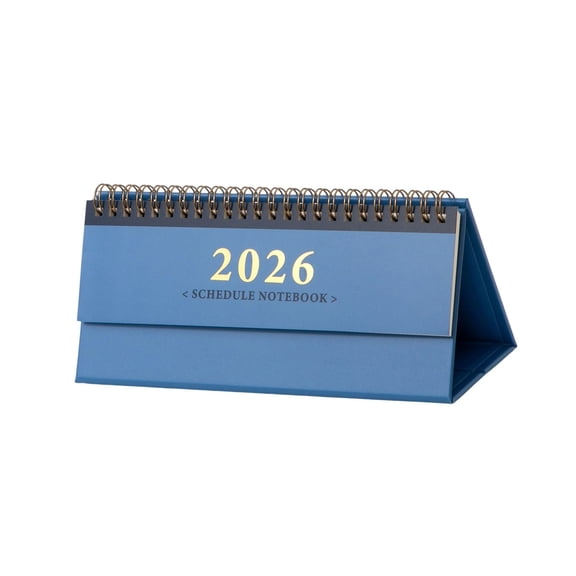 2026 Desktop Calendar Twin-Wire Binding Desk Calendars Standing Calendars Small Calendar Home Supply