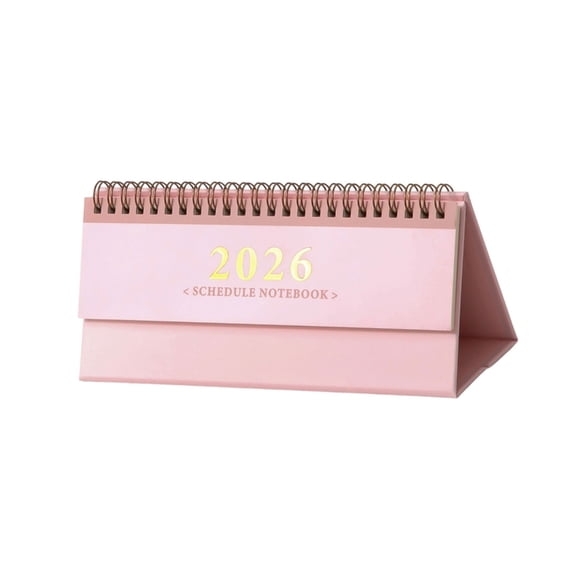 2026 Desktop Calendar Twin-Wire Binding Standing Calendar Household Calendar