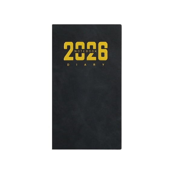 2026 Diary Notebook Hardcover Daily Planner Large Format Organiser with Durable Cover for Scheduling and Notes