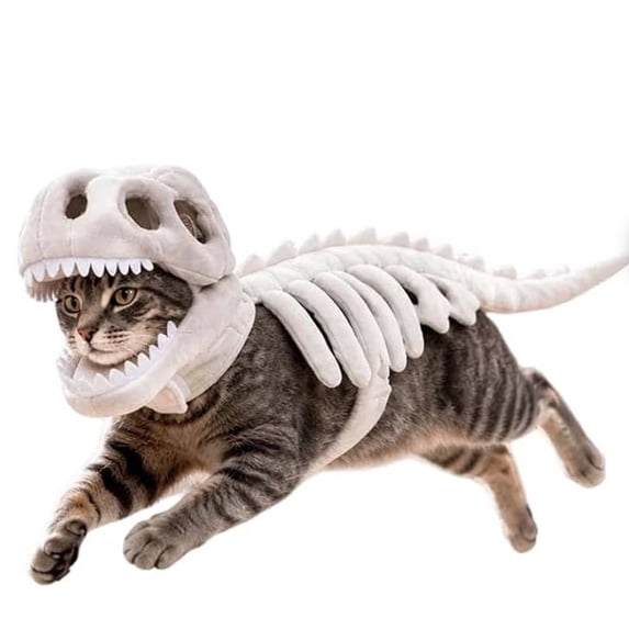 2026 Dino Skeleton Plush, Dinosaur Skeleton Plush Costume for Dogs and Cats