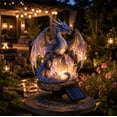 thumbnail image 1 of 2026 Dragon Solar Garden Light, Crystal Glowing Fantasy Outdoor Decor, Great Gift for Dragon Lovers and Fantasy Garden Enthusiasts, 1 of 7