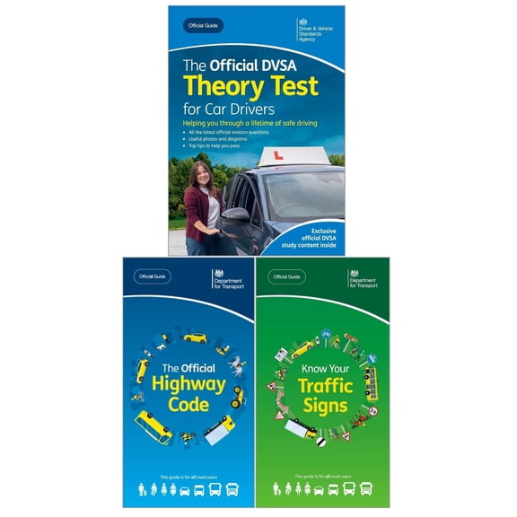 2025 Driving Theory Test 3 Books Collection Set  Official DVSA Learning Collection