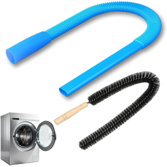2026 Dryer Vent Cleaning Kit, Universal Dryer Lint Vacuum Attachment with Stretch Universal Connector & Flexible Brush, Dryer Lint Vac Attachment, Quickly Lint Remover (1pcs)