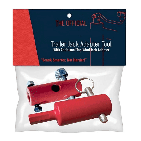 2026 EZ-Crank Trailer Jack Electric Drill Adapter, Designed Specifically for 1-Foot-Long Jack Handle Studs 10x Faster TrailersCrank Handle for Construction Trailers Heavy Equipment Trailers Ect A+B