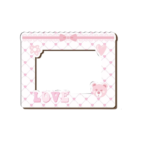 2026 Easter Decorations,Easter Theme Wooden Photo Frame Egg Party Photo Props Desktop Creative Decoration Photo Frame