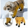 thumbnail image 1 of 2026 Edition 1PC Waterproof Dog Shoes, Adjustable Suspender Boots for Dogs Winter Snow Rain Hiking Walking, Anti-Dirty Dogs Pants, 1 of 4
