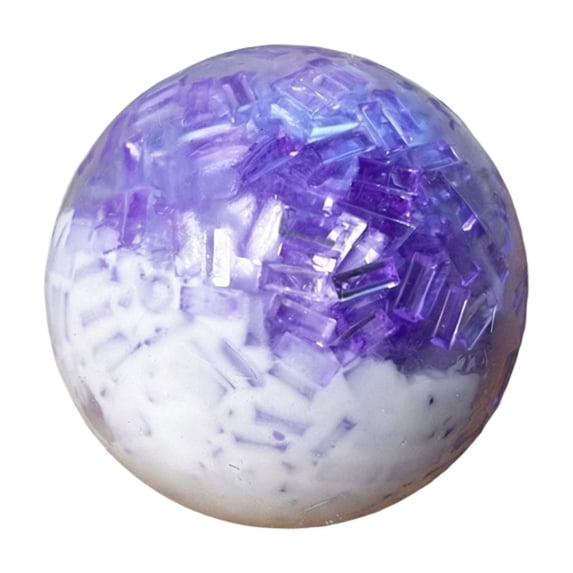 2026 Edition Captivating Crystal Gem Sphere Squeeze, Sparkling Tactile Fidget Squeeze, Hand-Pinching Sensory Toys, Soft Squeeze Decompression Dough for Adults