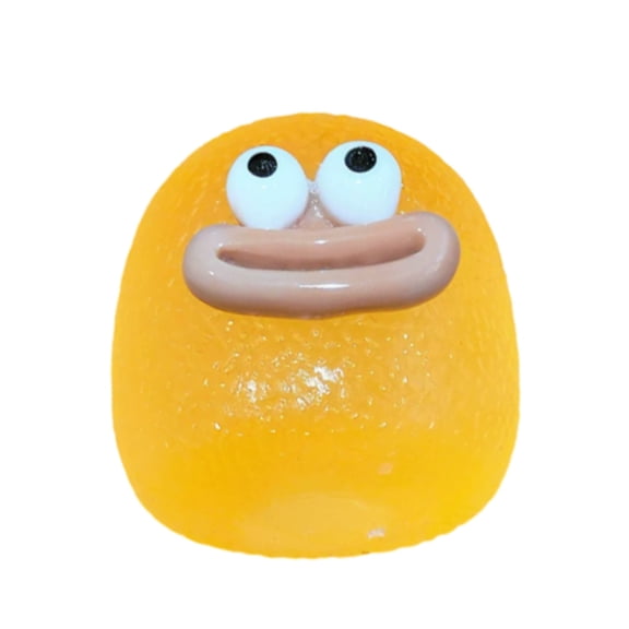 2026 Edition Funny Face Monster Squishy, Translucent Gel Fidget Squishy, Hand-Pinching Sensory Toys, Soft Squeeze Decompression Dough for Adults