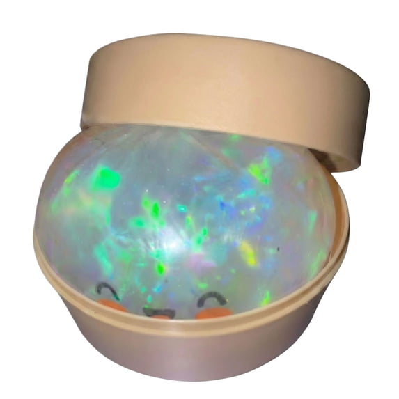 2026 Edition Iridescent Baozi Squishy, Shimmering Dumpling Stress Squishy Hand-Pinching Sensory Toys, Soft Squeeze Decompression Dough for Adults
