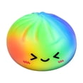 thumbnail image 1 of 2026 Edition Rainbow Gradient Bao Bun Squeeze, High-Quality Silicone Stress Relief - Colorful Dumpling Fidget, Hand-Pinching Sensory Toys, Soft Squeeze Decompression Dough for Adults, 1 of 4