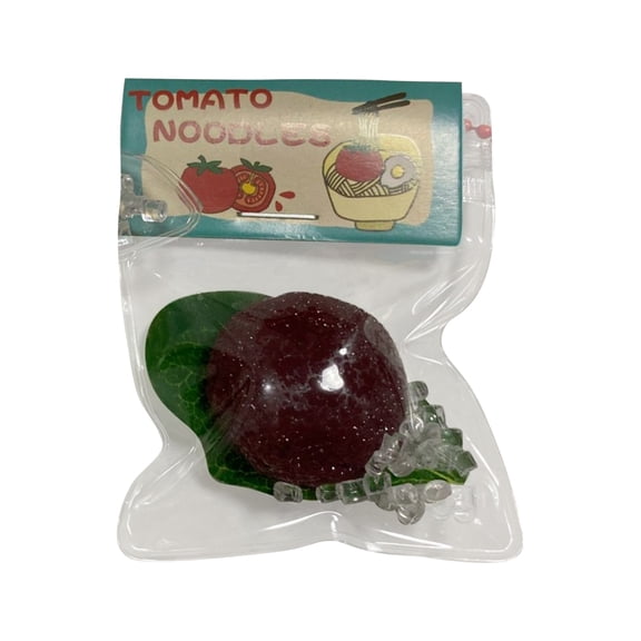 2026 Edition Realistic Tomato Jelly Squishy, Translucent Simulation Food Fidget Squishy, Hand-Pinching Sensory Toys, Soft Squeeze Decompression Dough for Adults