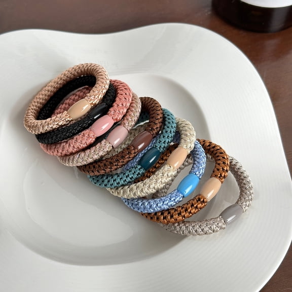 2026 Elastic Hair Bands for Women, High Elasticity, Durable, Non-Tightening Hair Rope, Simple and Versatile Ponytail Hair Tie, Rubber Band Hair Accessory