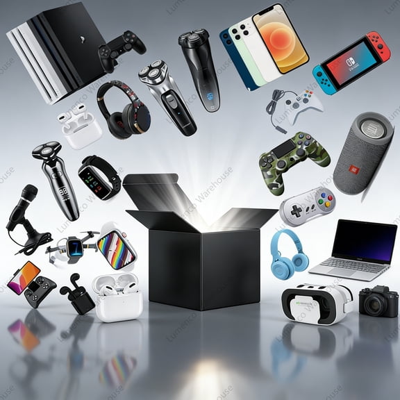 2026 Electronics Value Gift Box: 3-20 Piece Surprise Assortment of Premium Tech & Gadgets