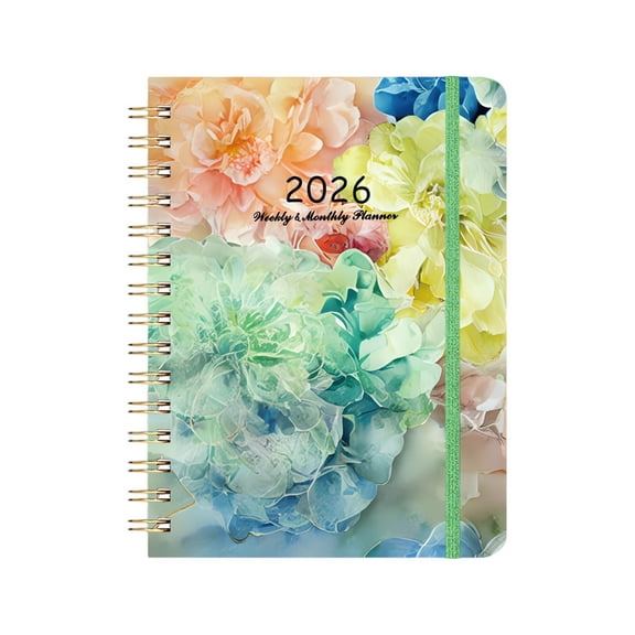 2026 Elegant Daily Planner, Aesthetic Schedule Notebook, To-Do List Organizer - With Ample Note-Taking Space, Daily Task Tracker, Weekly & Monthly Planning Sections - For
