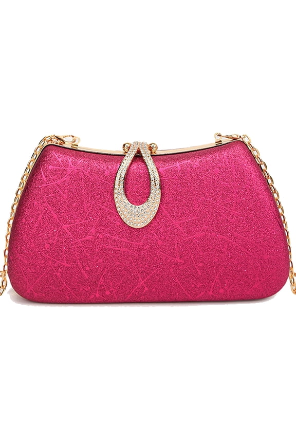 2026 Elegant Shimmer Clutch Purse For Women Shimmery Evening Bag With Gold Clasp For Wedding Party Prom