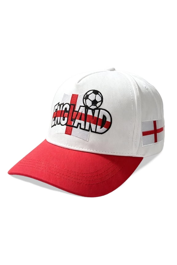 2026 England Soccer Fan Cap Embroidered Baseball Hat Adjustable Unisex Fit for Football Supporters Accessories Gift