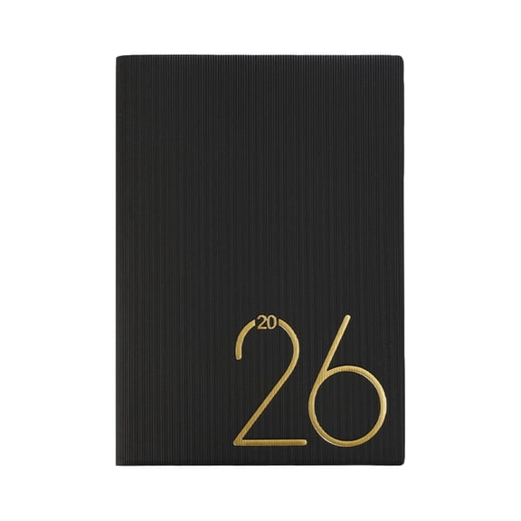 2026 English Calendar, Daily Plan Notebook, Portable A7 Pocket Calendar, Mini Schedule Book for Year Planning Office&Craft&Stationery
