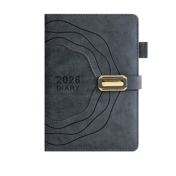 2026 English Planner, 365 Days One Page Per Day Notebook, A5 Thick Planning Notepad, Self-Discipline Daily Organizer