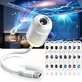 thumbnail image 1 of 2026 Enhanced HD Smart Dynamic 5D Holographic Projector Lamp, 24 Unique Image Slides, Bendable USB Cable Design For Custom Ceiling And Wall Projection Angles, 1 of 7