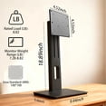 thumbnail image 1 of 2026 Ergonomic VESA Monitor Stand with 150mm Spring Height Adjustment, Tool- Base for 26-32 Inch Monitors, 1 of 7