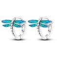 thumbnail image 1 of 2026 European Solid 925 Sterling Silver Hoop Earrings 5A Zircon For Women Jewelry Birthday Gift, 1 of 5