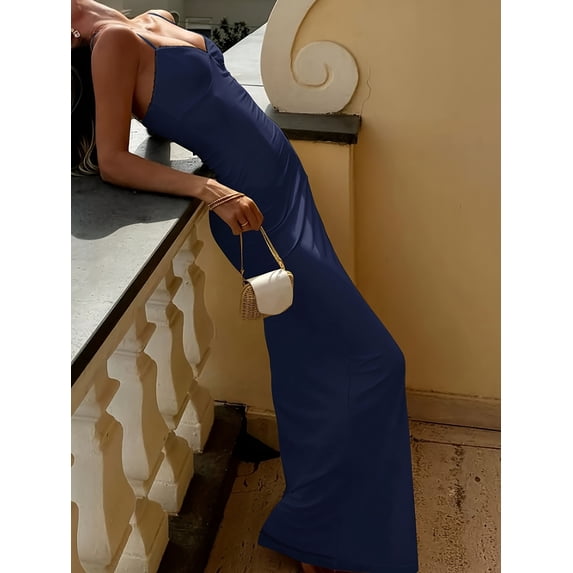 2026 European and American lace backless elegant bridesmaid dress, party gown, strapless long dress