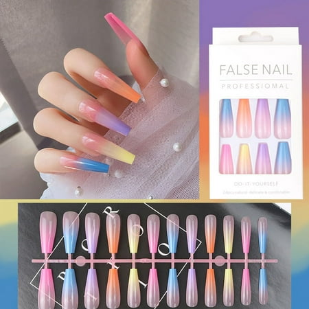 2026 European and American removable press-on nails, ballet nail patches for women