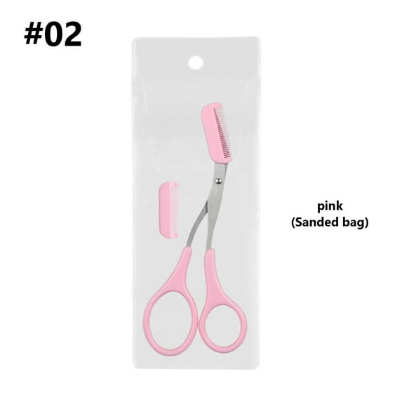 2026 Eyebrow Trimmers Scissor 2024 New Eyebrow Scissors With Comb Precision Eyebrow Trimming Scissors Non-Slip Eyebrow Cutter Hair Removal Eyebrow Scissors