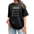 thumbnail image 1 of 2026 New Year New Grace Print Tshirt Graphic Tees Black Shirts Praise S-5XL Tops, 1 of 5