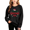 thumbnail image 1 of 2026 Family Christmas Matching Sweatshirts, Xmas Crewneck Long Sleeve Relaxed Fit, Fall Party Graphic Tops S-XXL, 1 of 5