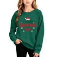 thumbnail image 1 of 2026 Family Christmas Matching Sweatshirts, Xmas Crewneck Long Sleeve Relaxed Fit, Fall Party Graphic Tops S-XXL, 1 of 5
