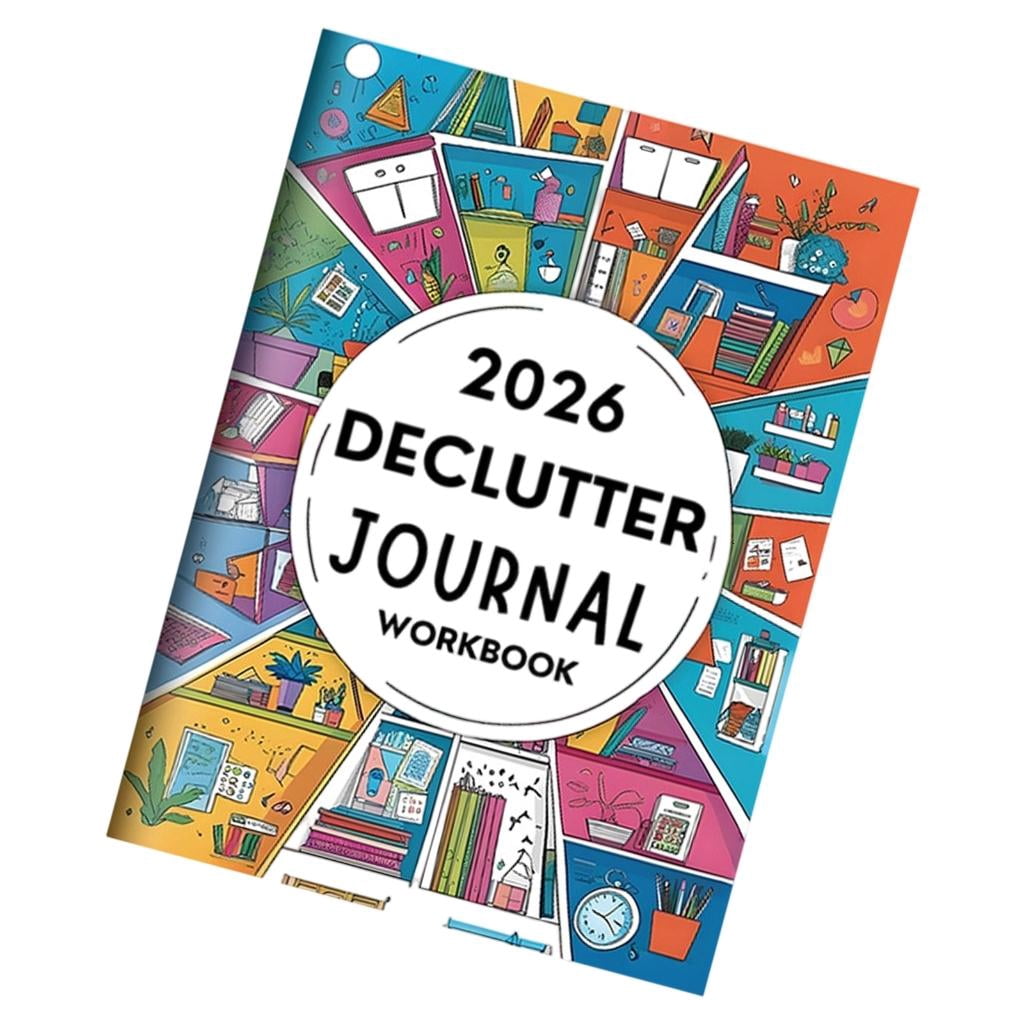 2026 Family Declutter Journal Workbook with 60 Pages Softcover Family Organiser Monthy Planner ...