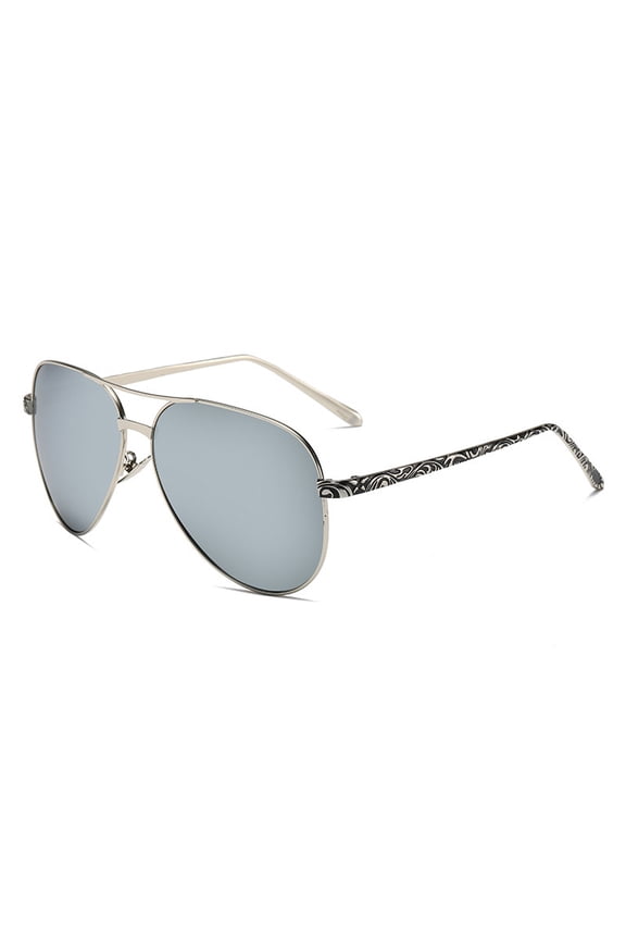 2026 Fashionable UV-Protective Women's Sunglasses with Metal Pattern, Aviator Polarized Sunglasses for Men