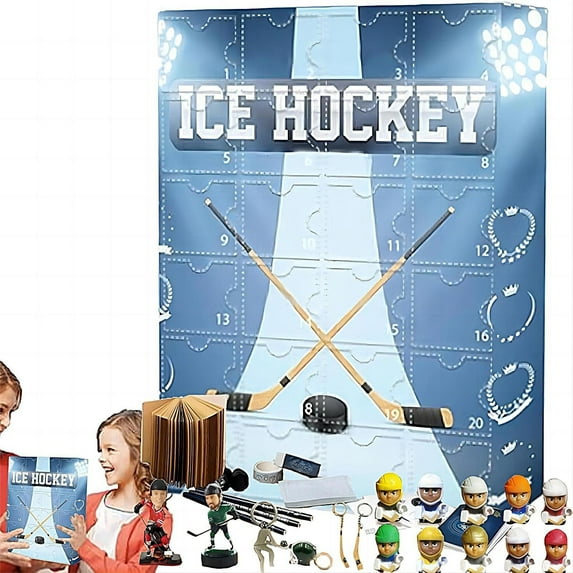 2026 Festive Ice Themed Advent Calendar Set With 24 Miniature Keepsake Doors For Daily Holiday Countdown Celebration