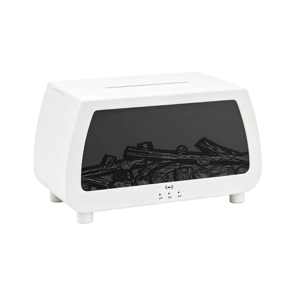 2026 Flame Humidifier Aromatherapy Machine Synthetic Fireplace LED Flame Sound Pickup Silent Diffuser with Timer Auto Shut Off for Bedroom Office Living Room Home Decor Gift