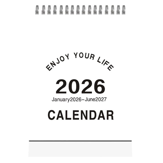 2026 Flip Desk Calendar Small Desk Calendar for Home Office Desk Pad Calendar January 2026 to June 2027 Desk Calendar 2026-2027 Standing Flip Desktop Calendar for Easy Organizing 1 Pack 6.1"x3.9"
