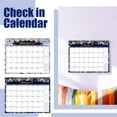 thumbnail image 1 of 2026 Floral Monthly Wall Calendar For Living Room Decor, Thick Paper Holiday & Anniversary Organizer, Hanging Hook Home Wall-Mounted Planning System With Monthly Layout, 1 of 7