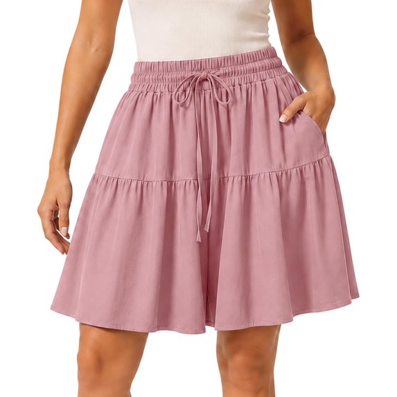 2026 Flowy Shorts for Women - Women's Lightweight Stretch Comfy Flowy Shorts, Drawstring Loose Fit Summer