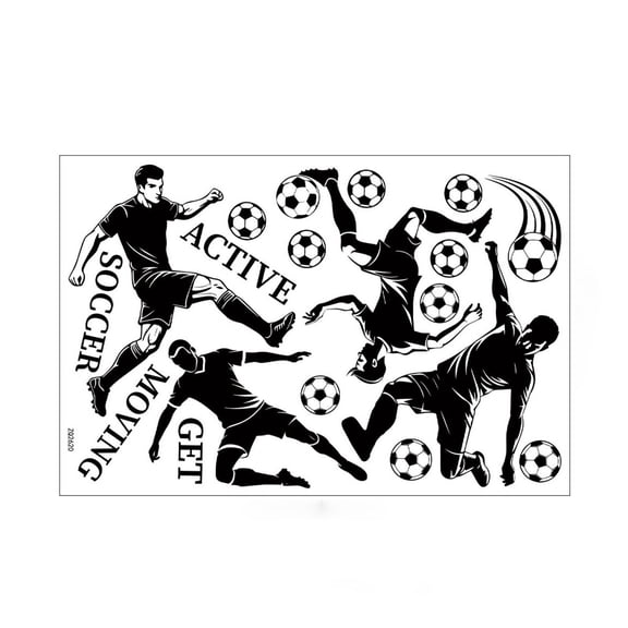 2026 Football Stickers Powerful Shooting Stickers Fan Support Feel Statics Stickers