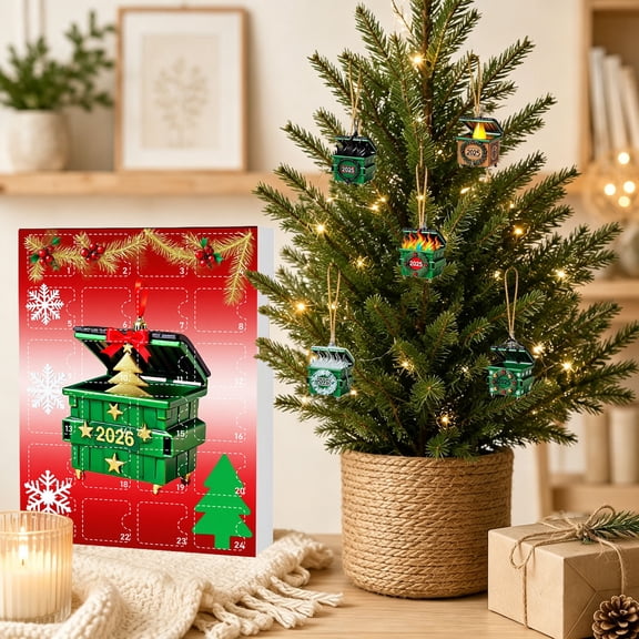 2026 Funny Countdown Advent Calendar - Creative 24 Days Mystery Box Calendar - Toys Holiday Gifts for Christmas Party Family