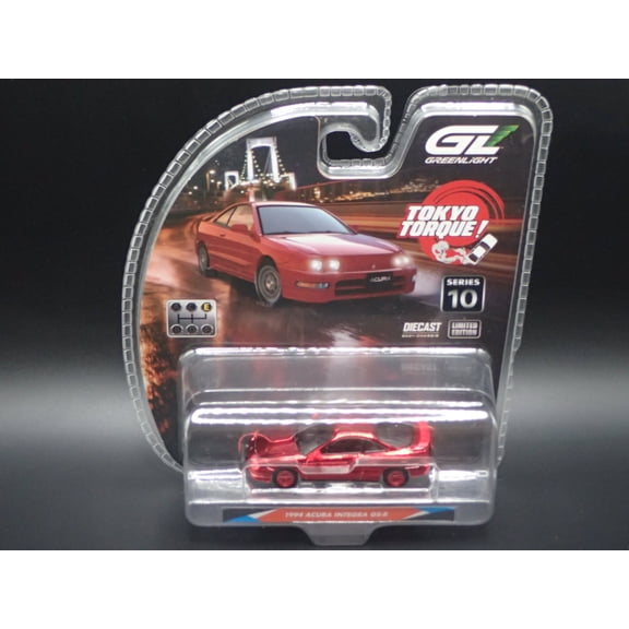 2026 GREENLIGHT 1994 ACURA INTEGRA GSR TOKYO TORQUE 10 RED CHROME CHASE