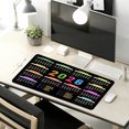 thumbnail image 1 of 2026 Gaming Mouse Pad (12x24 inch) with Stitched Edges, Long Keyboard and Mouse pad Desk Mat for Gaming Office & Home - 2026 Calendar Holiday Schedule, 1 of 8