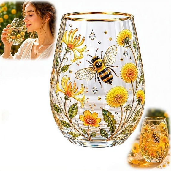 2026 Garden Hummingbird Morning Bliss Glass Tea Cup,Hummingbird Floral Clear Embossed Glass Cup,14 oz Nature Bird Flower Mug forHot & Cold Drinks,Gift for Mom Women Bird Lovers Tea Lovers