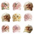 thumbnail image 1 of 2026 Garden Morning Baseball Cap, Adjustable Cotton Hummingbird Flowers Baseball Hat, Lightweight Breathable Garden-Themed Morning Cap For Both Men And Women, 1 of 9