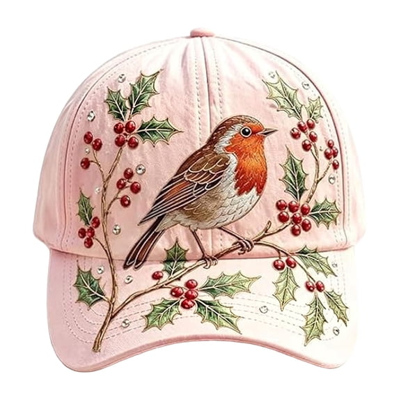 2026 Garden Morning Baseball Cap, Women's Multiple Floral Baseball Cap, Adjustable Pink Sun Hat with
