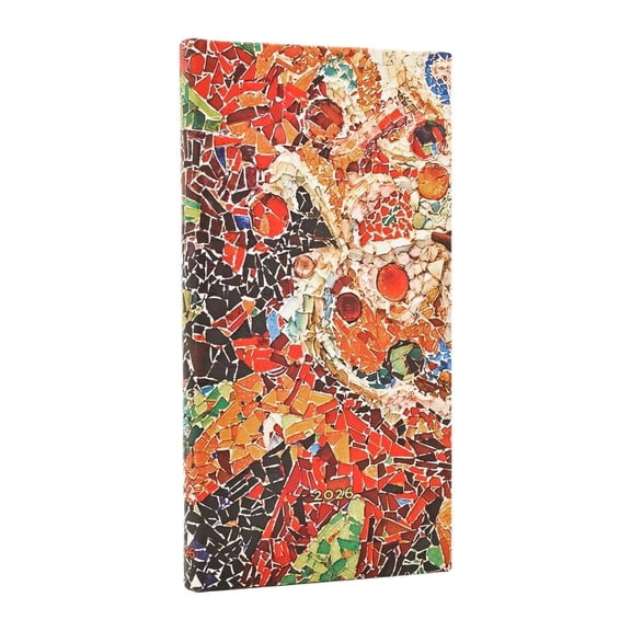 2026 Gaudi's Sun (Gaudis Mosaics) Slim 12-month Horizontal H